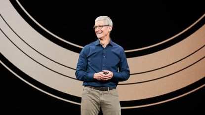 Apple CEO Tim Cook at the company's September event in 2018.