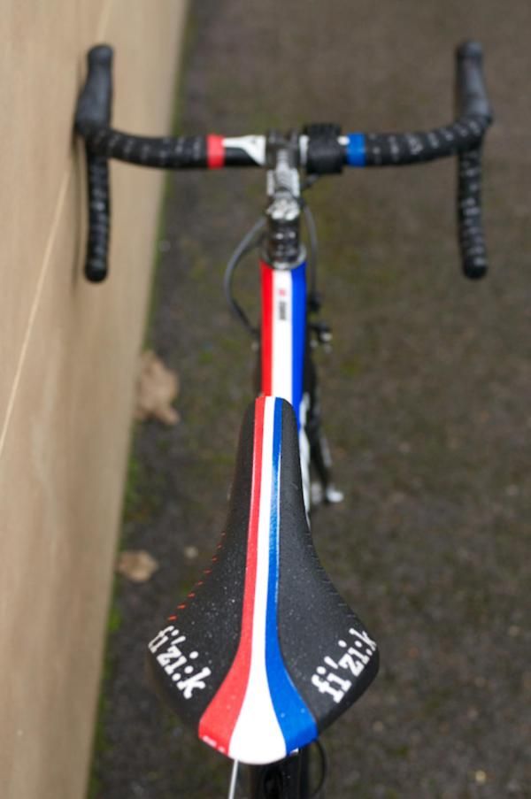 House's bike still celebrates his 2009 Nationals victory.