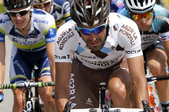 Christophe Riblon (Ag2r La Mondiale) rides in the breakaway on stage 15