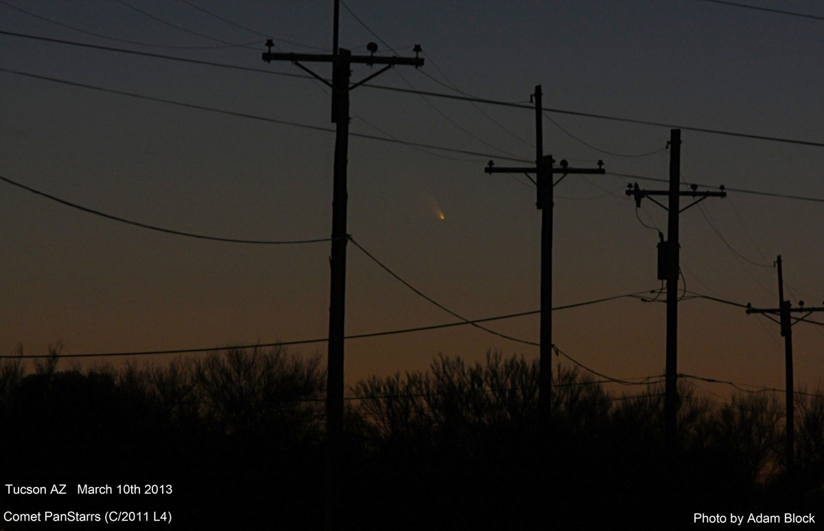 Comet Pan-STARRS Over Tucson, Arizona