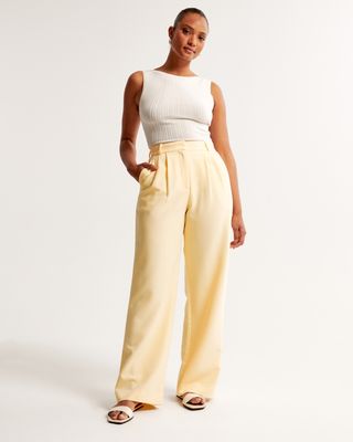 Curve Love A&f Sloane Tailored Pant