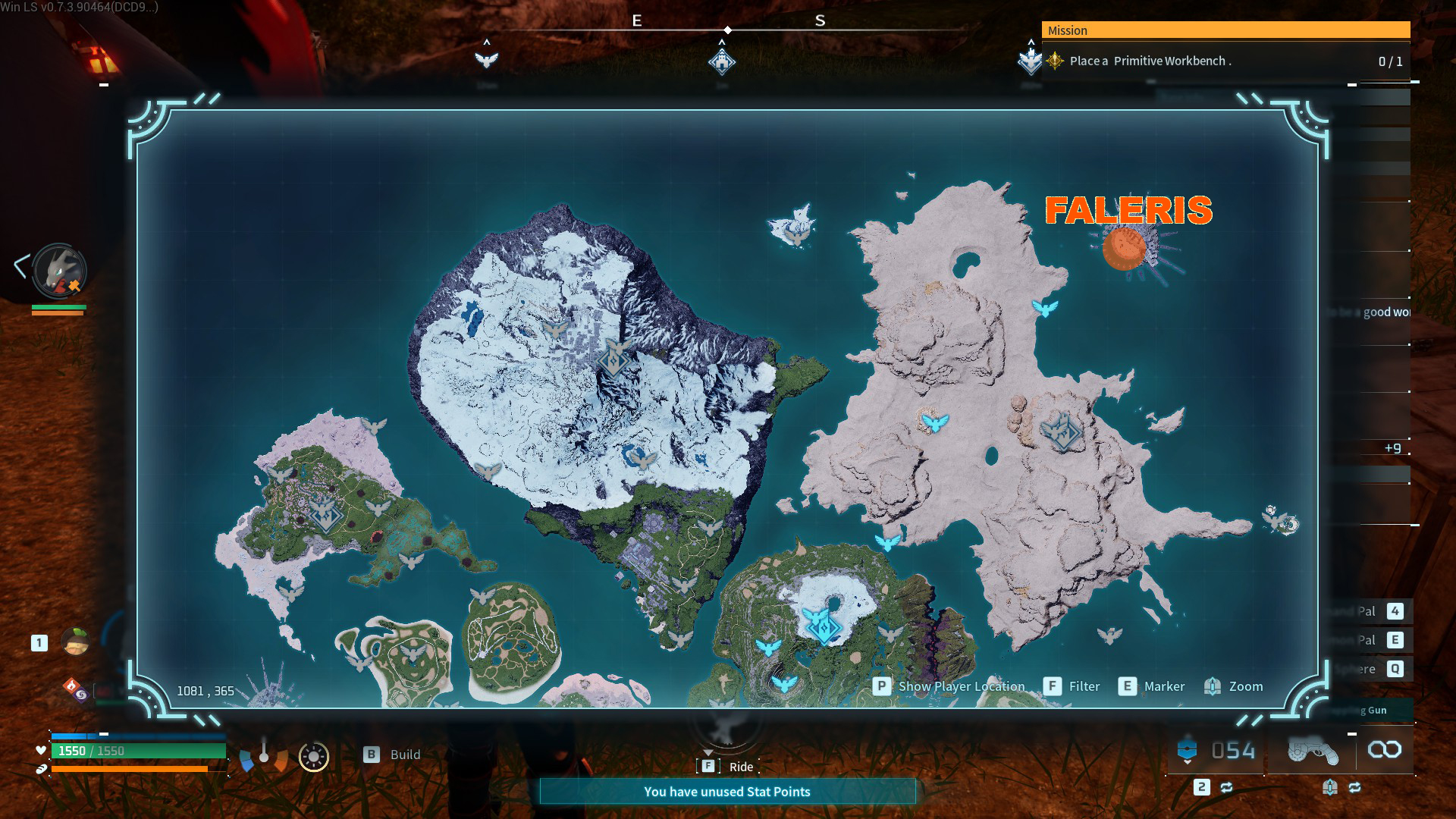 Location of Faleris in Palworld