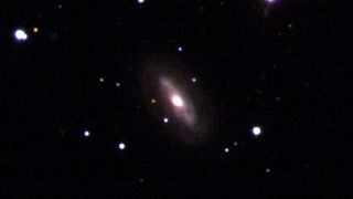 Galaxy J0437+2456 is thought to be home to a supermassive, moving black hole.