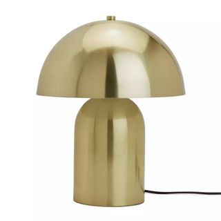 Habitat Mushroom Steel Table Lamp - Brass