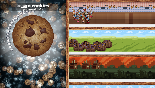 Cookie Clicker S Christmas Update Adds Festive Cheer Test Tube Santa Pc Gamer