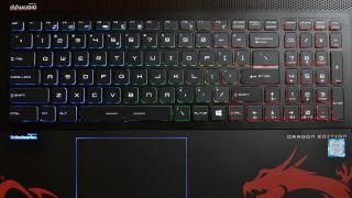 MSI GT72S Dragon Edition with Backlit keyboard
