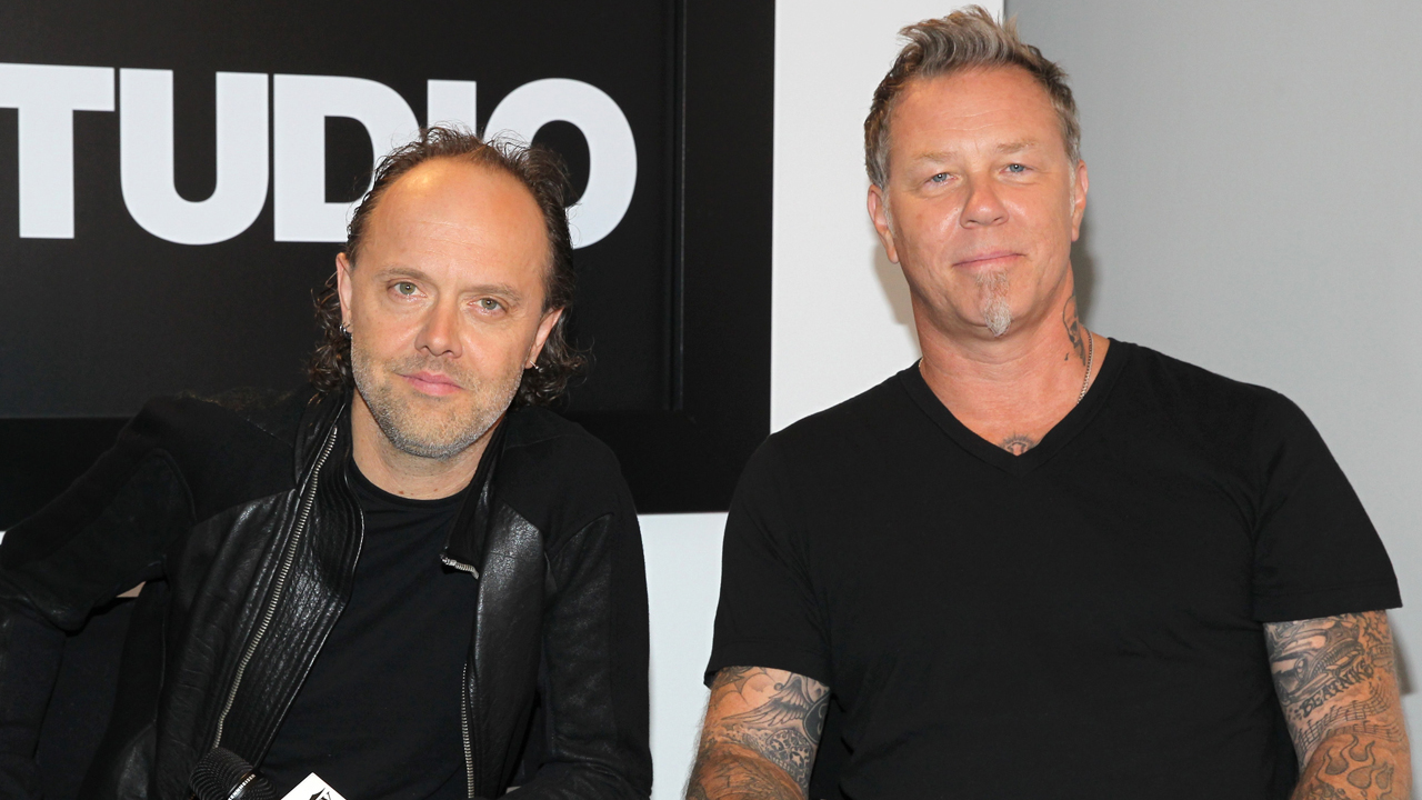 Lars Ulrich and James Hetfield