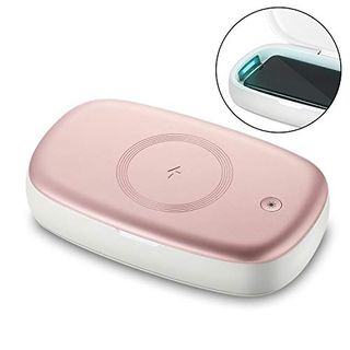 Lecone Cell Phone Multi-Function Wireless Charger Phone Aromatherapy 3 in 1 Multi-Function for iPhone 11, X, XS, XS Max Samsung Galaxy S10/S10+/Note 9/Note 10 (Pink)