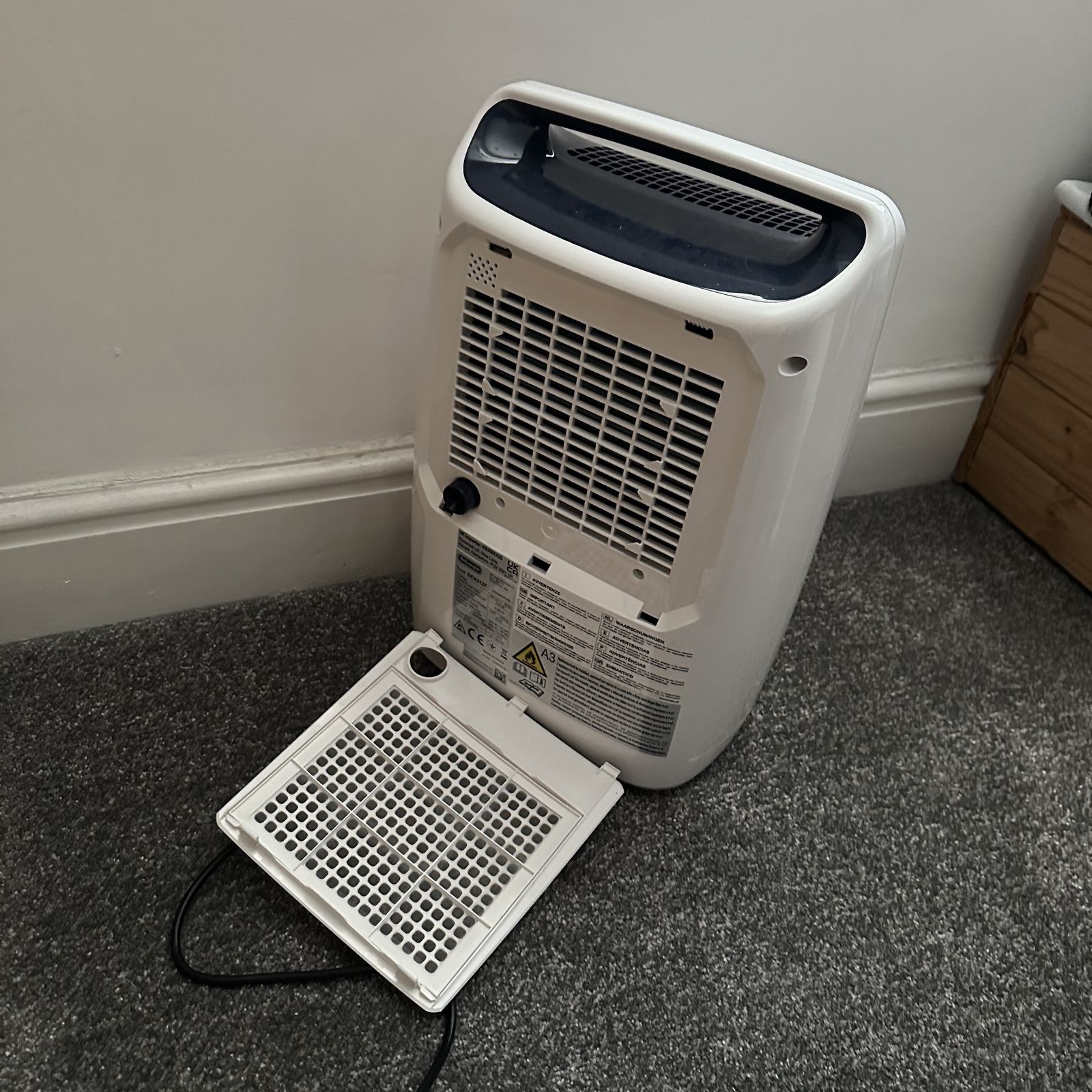 De'Longhi Filtro Retina Griglia Aria Per Deumidificatore Tasciugo AriaDry Multi DEX16 - Ricambio Originale