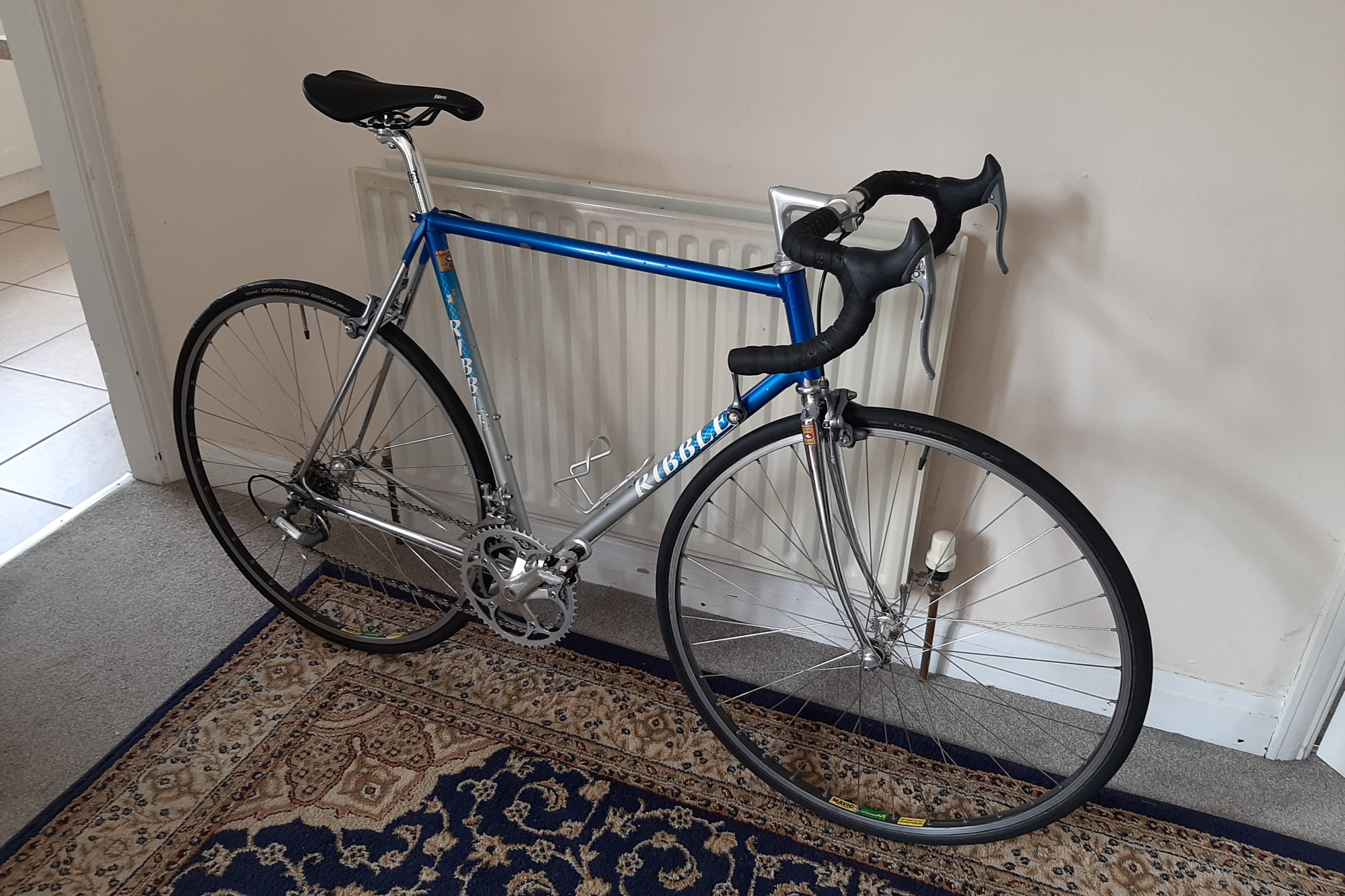 Ribble steel road bike after being fully restored