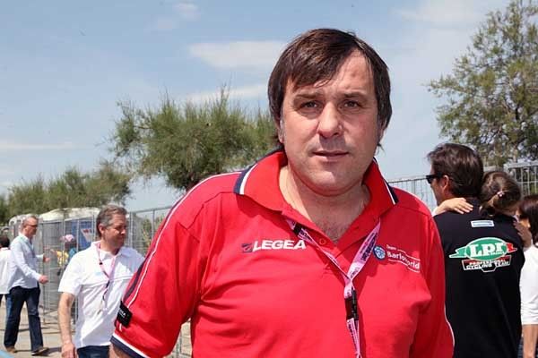 Valerio Tebaldi before the start.