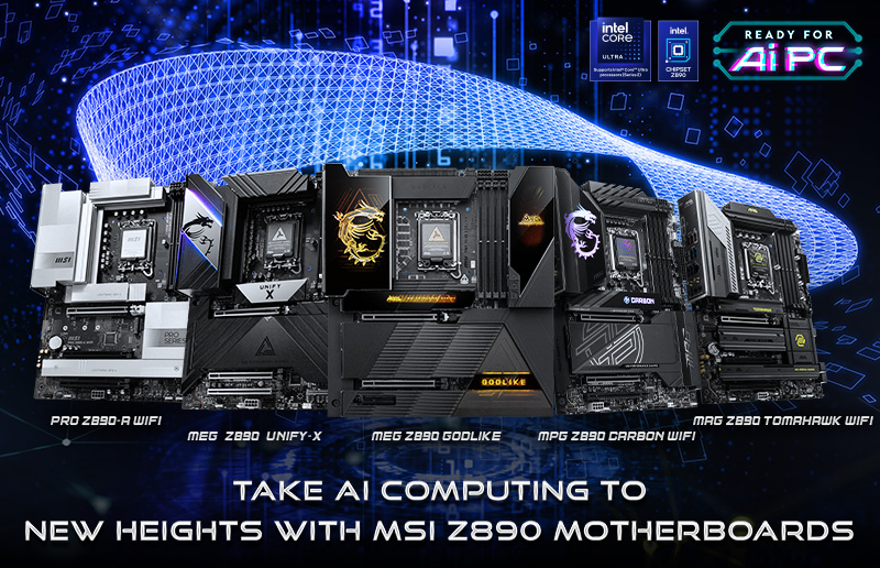 MSI Z890 Motherboards