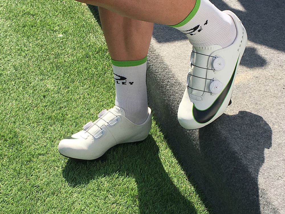 Mark Cavendish has some new Nike shoes