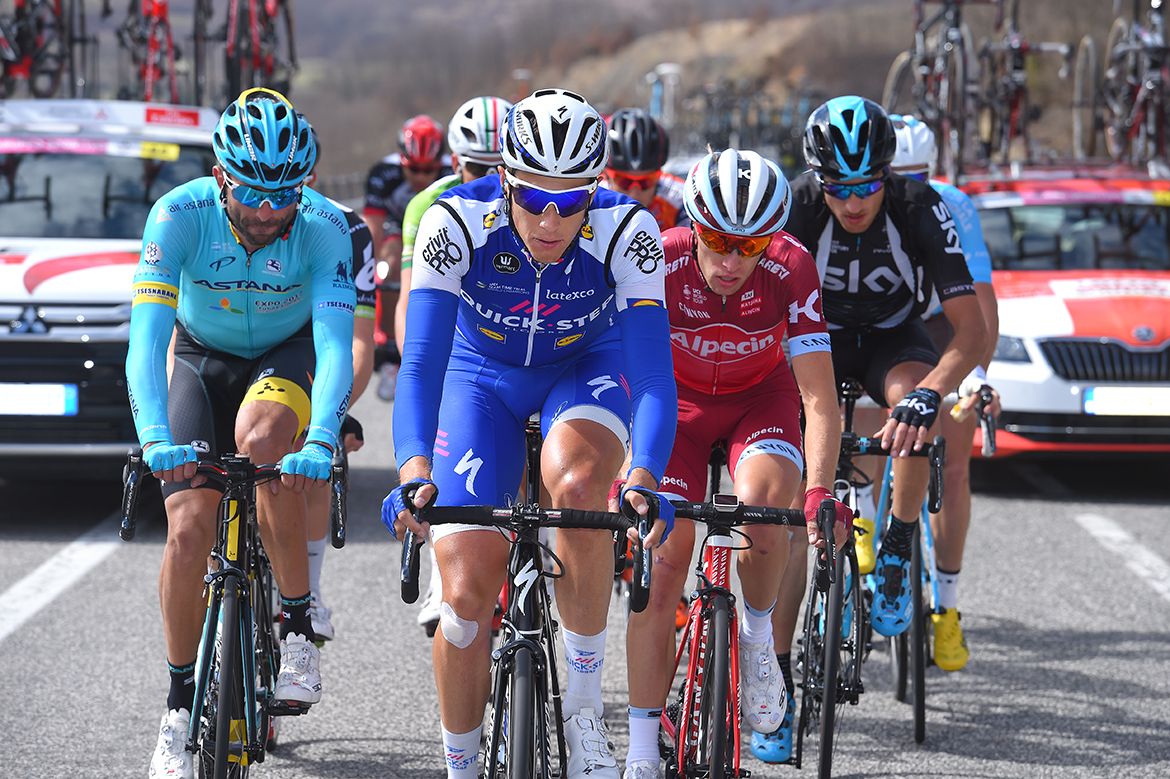 The Tirreno-Adriatico stage 5 break