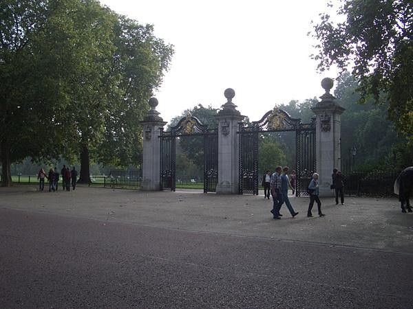 The Gates to St James' Park, home to hundreds of aquatic birds, including five pelicans!