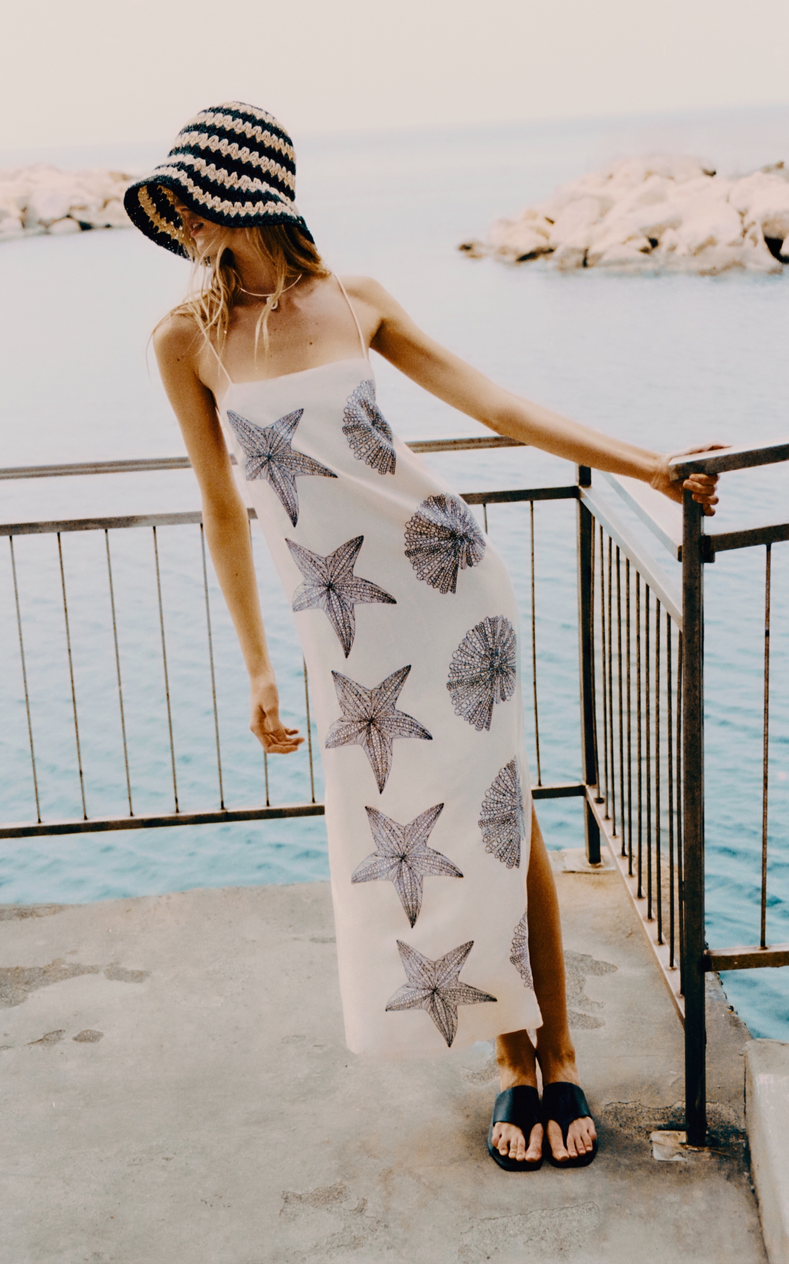 Exclusive Riviera Almees Printed Dress