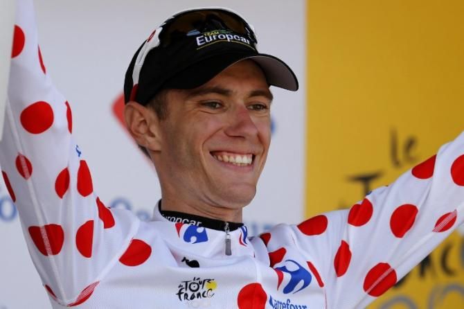 Pierre Rolland (Europcar) kept the polka dot jersey