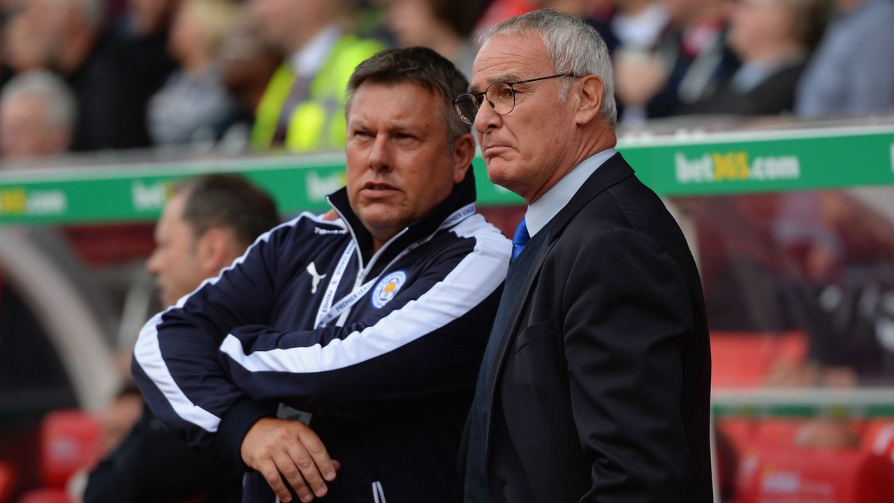 Craig Shakespeare (left), pictures with former boss Claudio Ranieri, could be Leicester City&amp;#039;s next manager