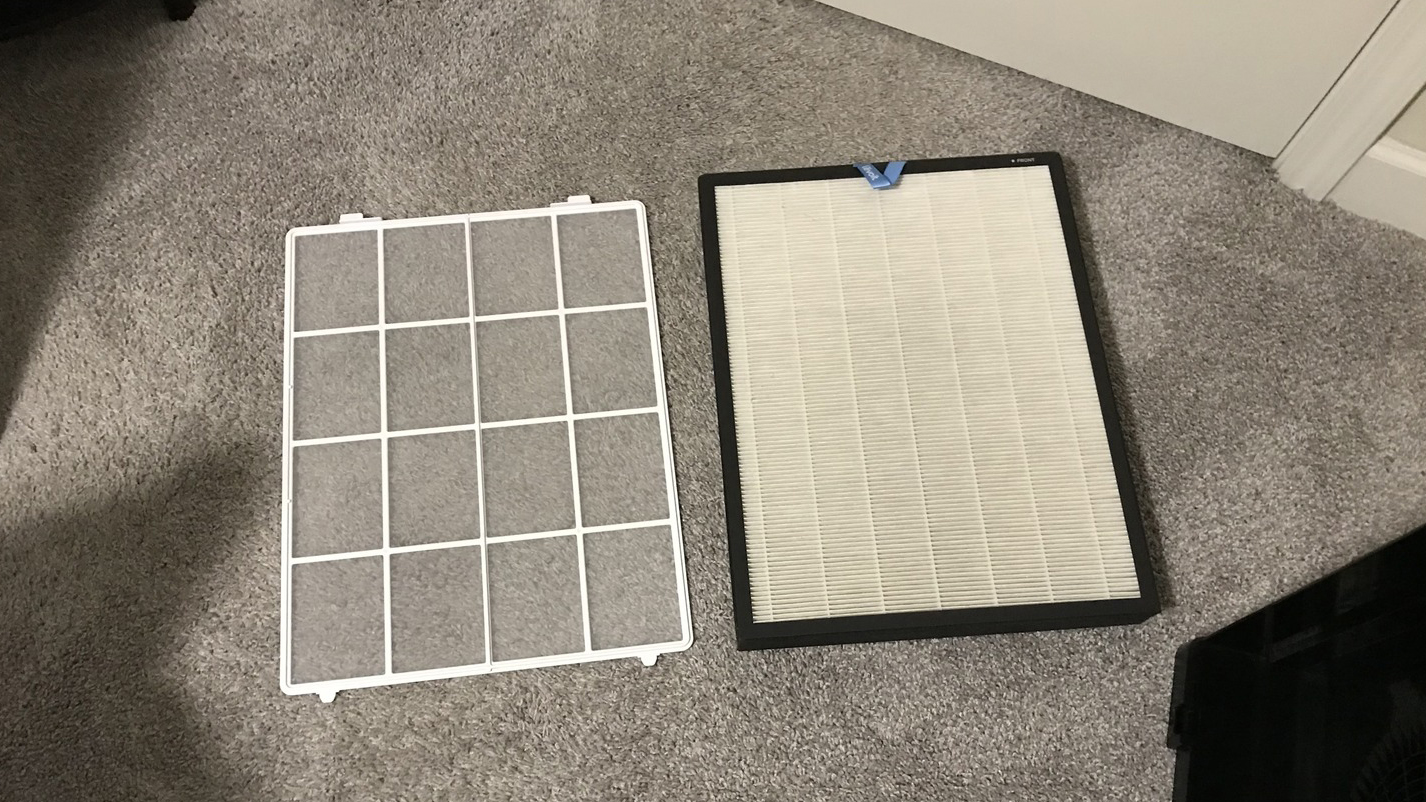 Filters removed from Levoit EverestAir air purifier