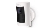 ring stick up wireless security camera white