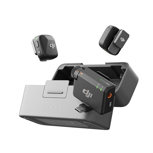 Dji Mic Mini (2 Tx + 1 Rx + Bo&amp;icirc;tier De Recharge), Ultra-L&amp;eacute;ger, Audio De Hq