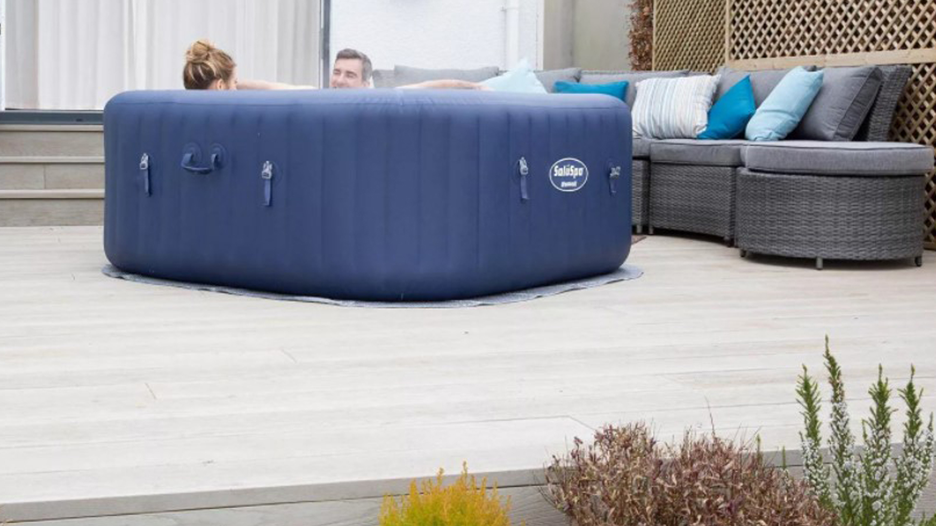 Coleman 90454 SaluSpa Hawaii AirJet inflatable hot tub review Top Ten