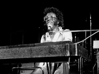 Sly Stone, victorious at Woodstock, 1969
