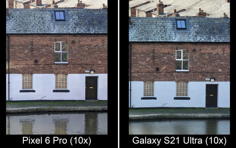 Pixel 6 Pro Vs Galaxy S21 Ultra Zoom 10x