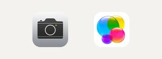 The Camera icon's obvious and a bit clunky, but the metaphor's easy to immediately get. Game Center… not so much
