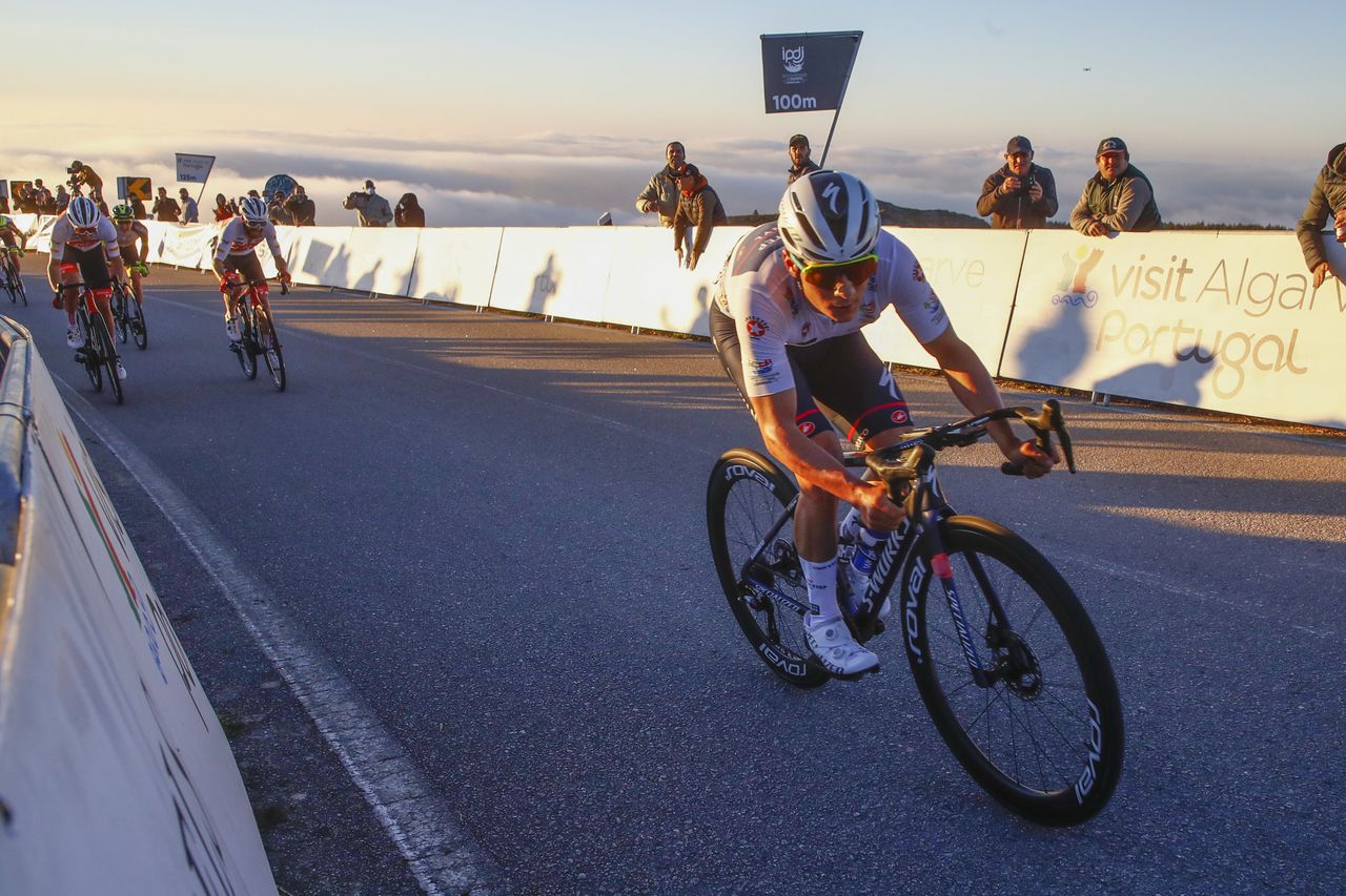 Volta ao Algarve 2022 48th Edition 2nd stage Albufeira Foia Monchique 1824 km 17022022 Remco Evenepoel BEL QuickStep Alpha Vinyl Team photo Roberto BettiniSprintCyclingAgency2022