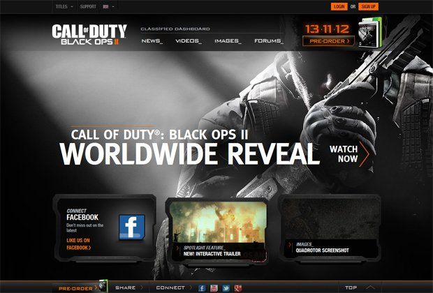 Activision's Call Of Duty: Black Ops II Reveal Spoilt By Activision ...