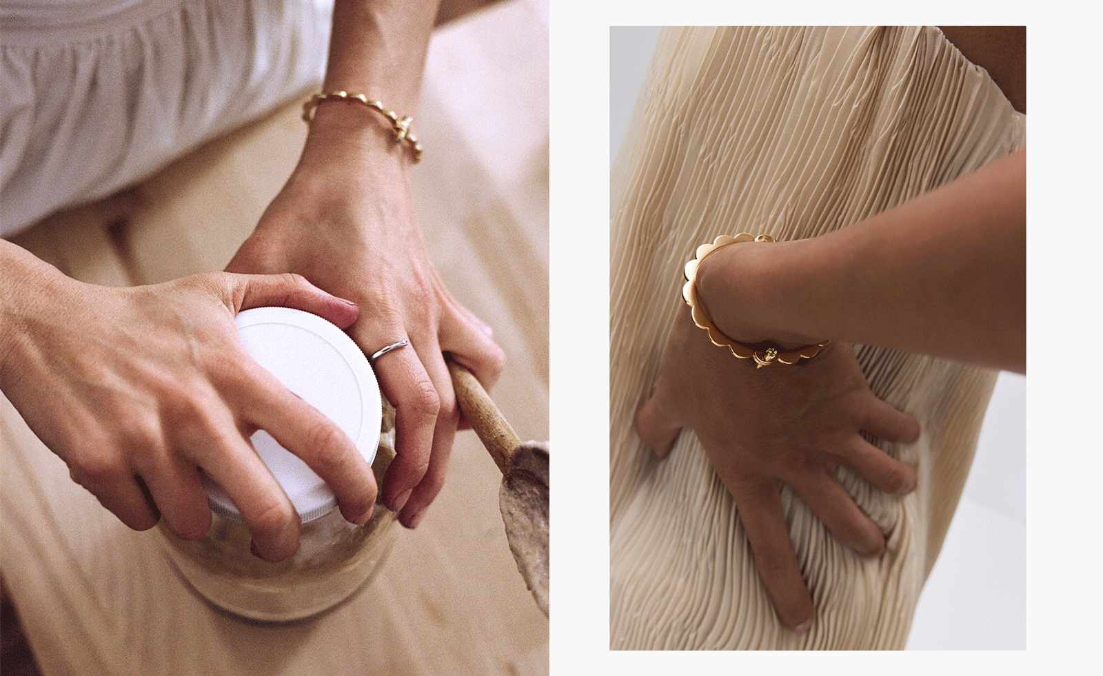 woman wearing jewellery