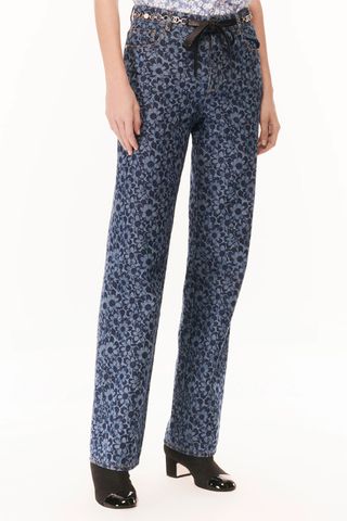 Chanel, printed jeans