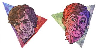 Geometric portraits