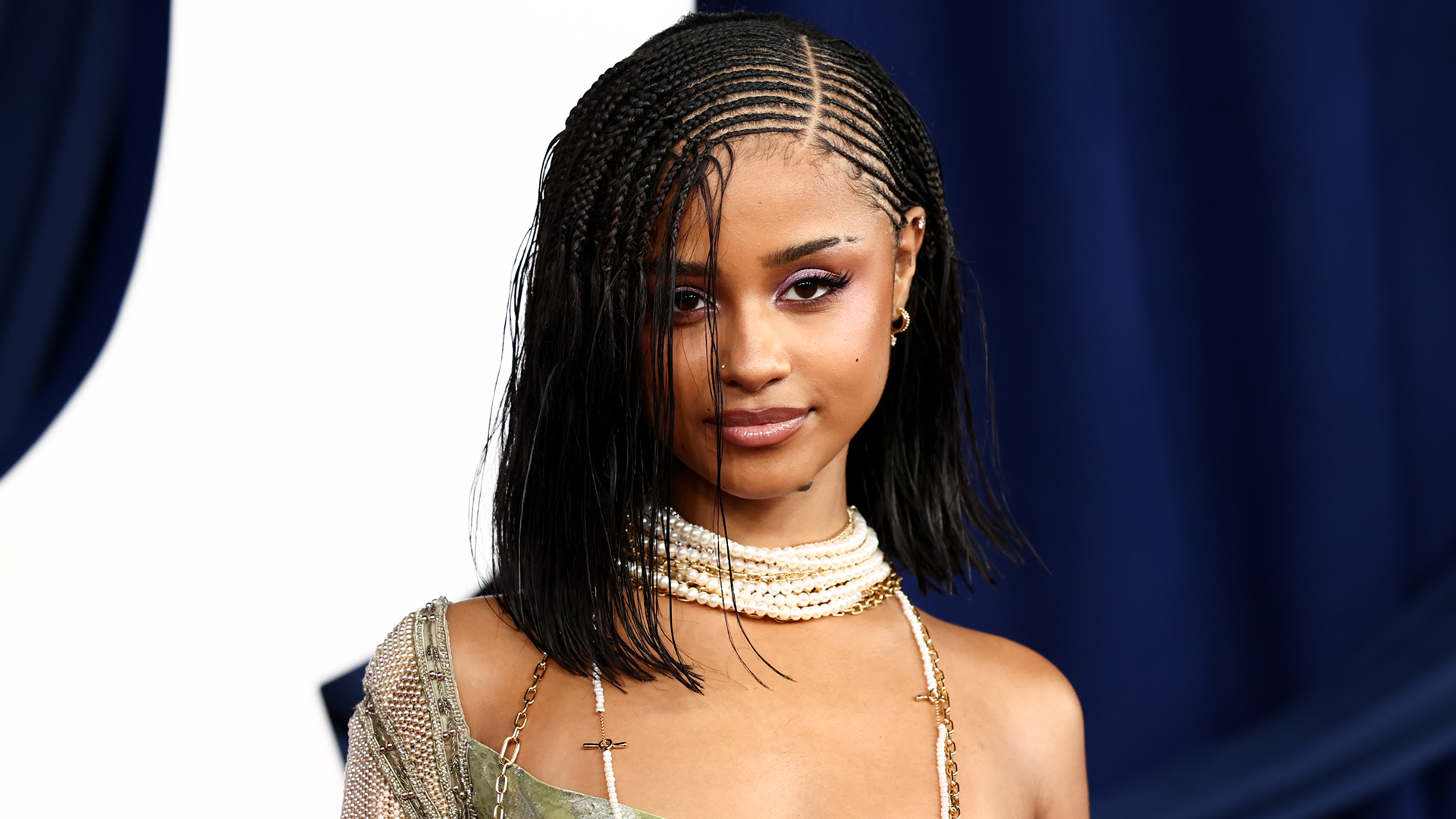 Tyla attended the Glamour Women of the Year event wearing a vintage Dior by John Galliano slip gown and pearls