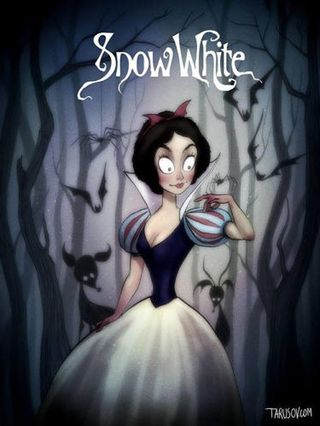 Disney films Tim Burton style: Snow White