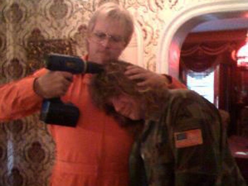 Head like a hole. Dahmer's got the upper hand here...
