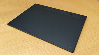 Wacom Intuos Pro review; a black drawing tablet