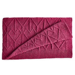 Pink throw