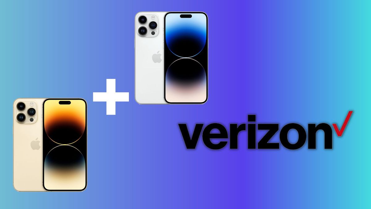 Save $800 on a second iPhone 14 Pro with initial purchase at Verizon ...