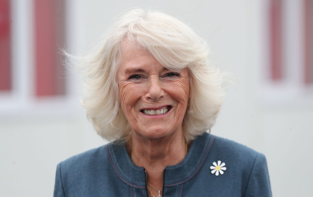 Duchess Camilla, Patron of Medical Detection Dogs, during a visit to the charity’s training centre