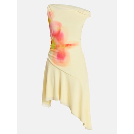 Madden Nyc Women&amp;rsquo;s Asymmetrical Midi Dress, Sizes Xxs-Xxl