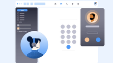 A still image from an animation promoting Zoom's new contact center solution