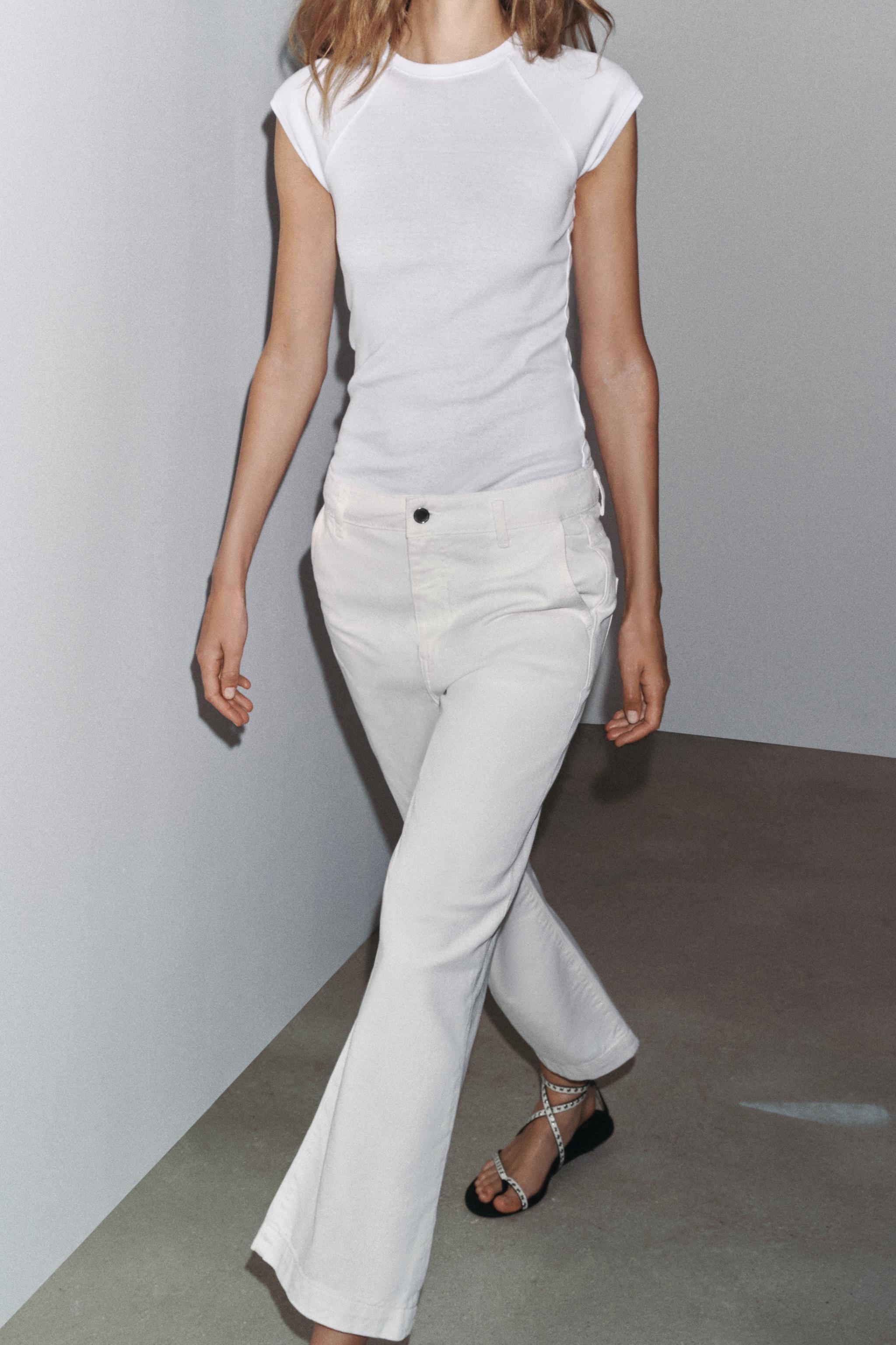 Zw Collection Cropped Chino Pants