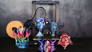 Anycubic Kobra 2 3d printer and all our test prints.