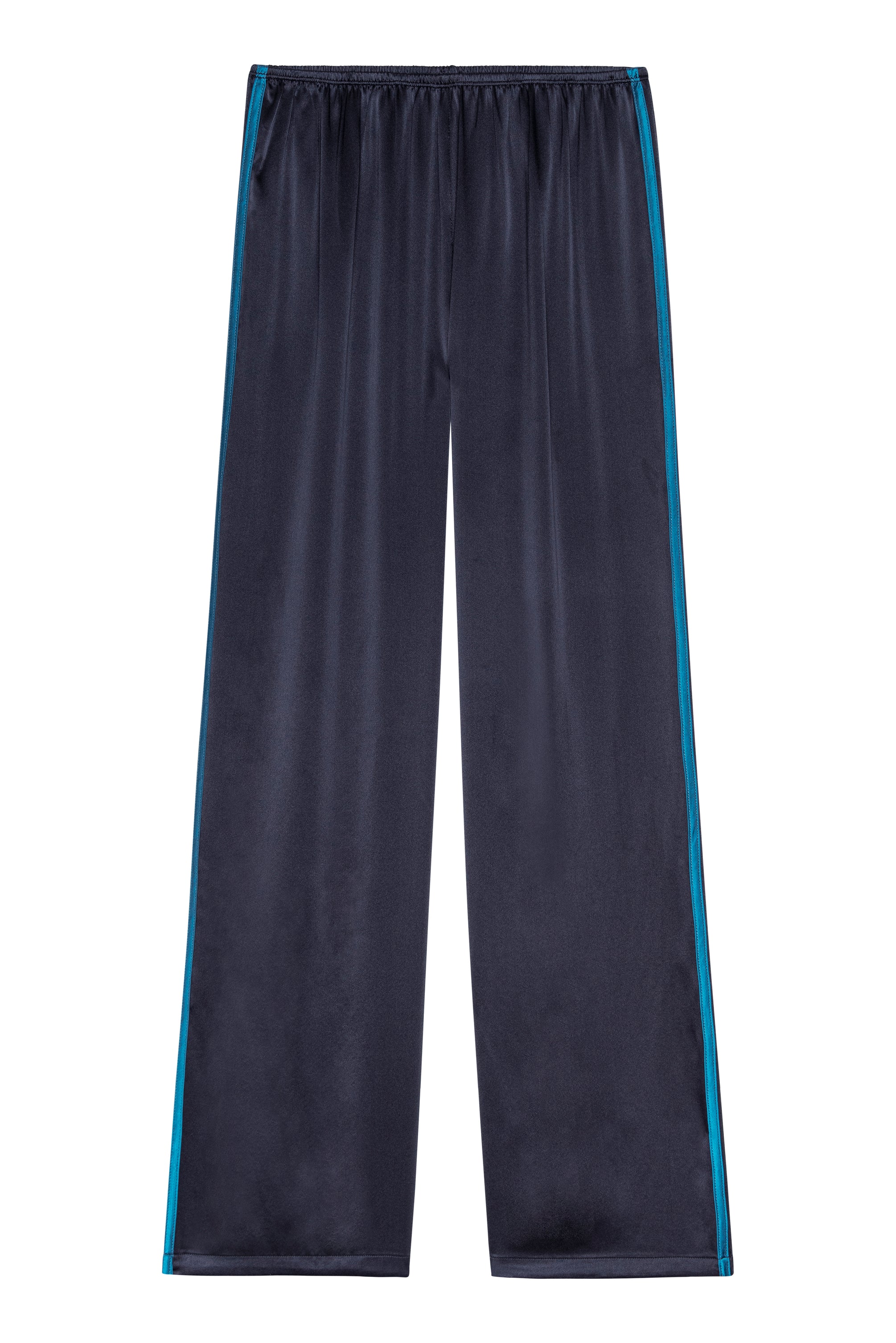 DONNI., The Silk Stripe Simple Pant