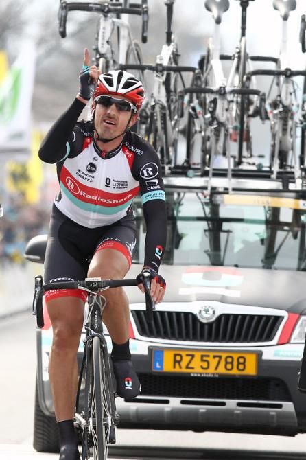Fabian Cancellara (RadioShack Leopard) wins the 2013 Tour of Flanders.