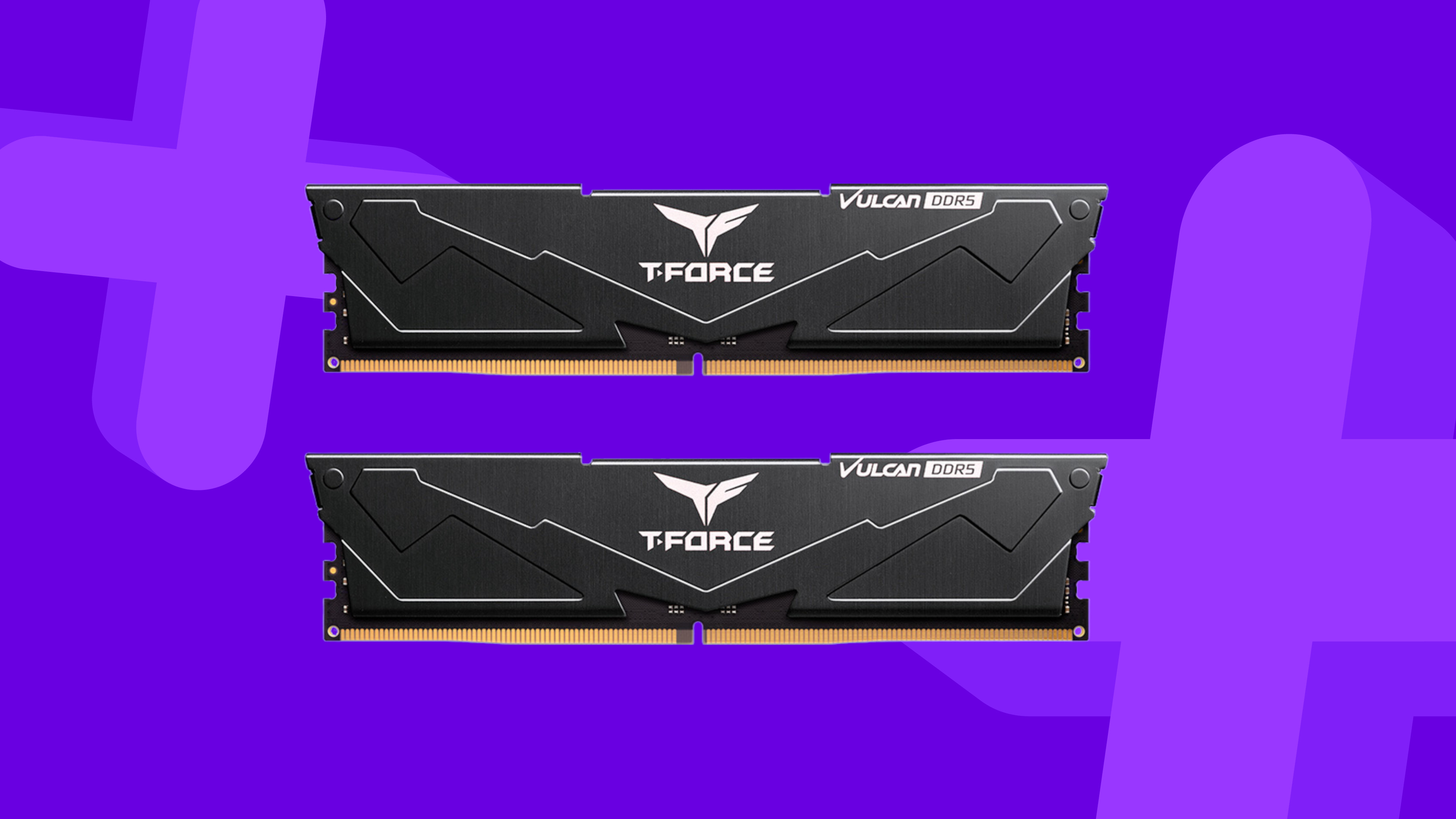 T-Force Vulcan RAM on a purple background
