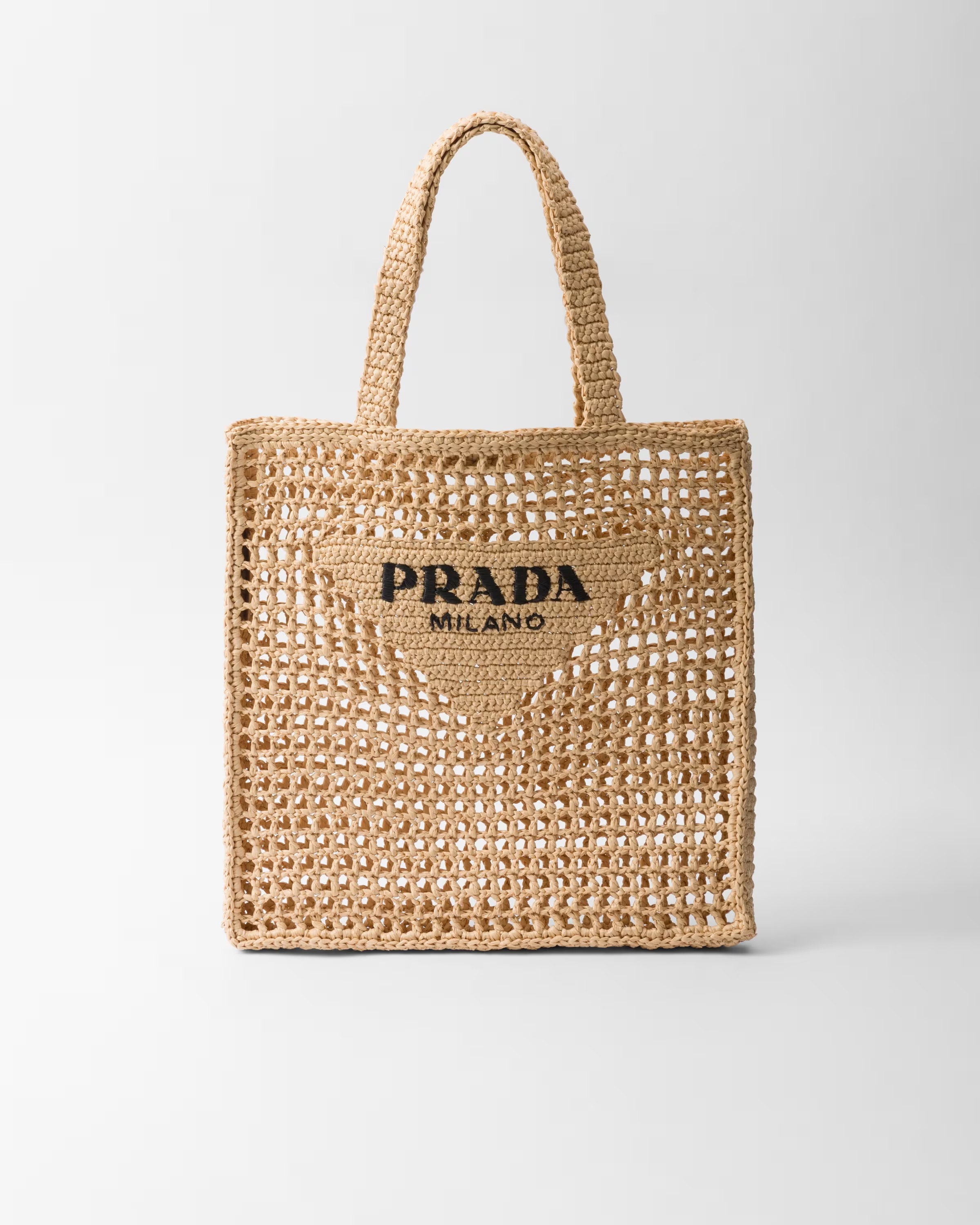 Prada, Natural Crochet Bag