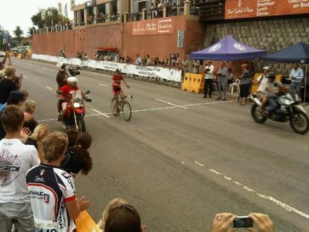 Darren Lill wins the 2011 South Africa road championship.